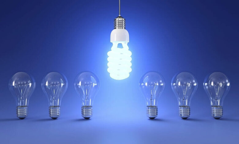 energy efficient light bulbs
