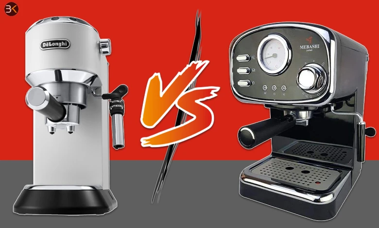 espress machine mobashi vs delonghi