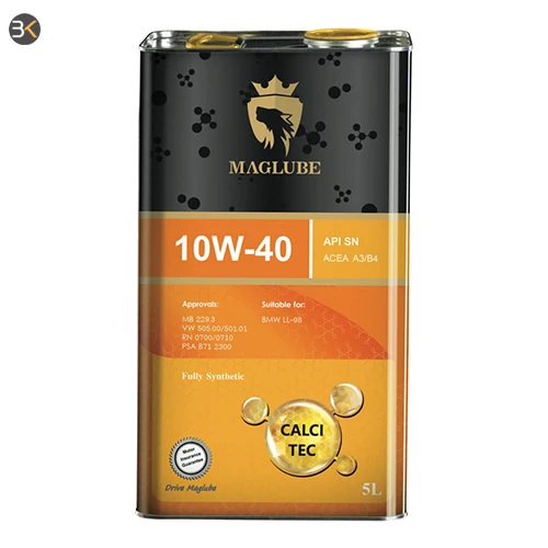 مگلوب Calci Tec با استاندارد API SN، یک روغن موتور تمام سنتتیک